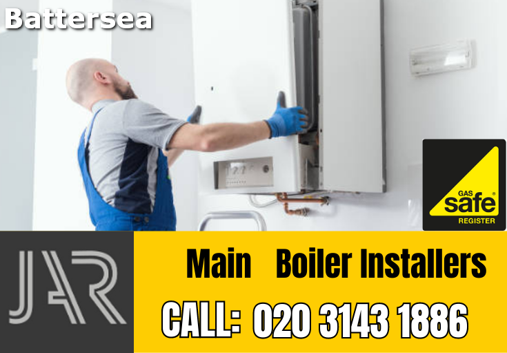Main boiler installation Battersea